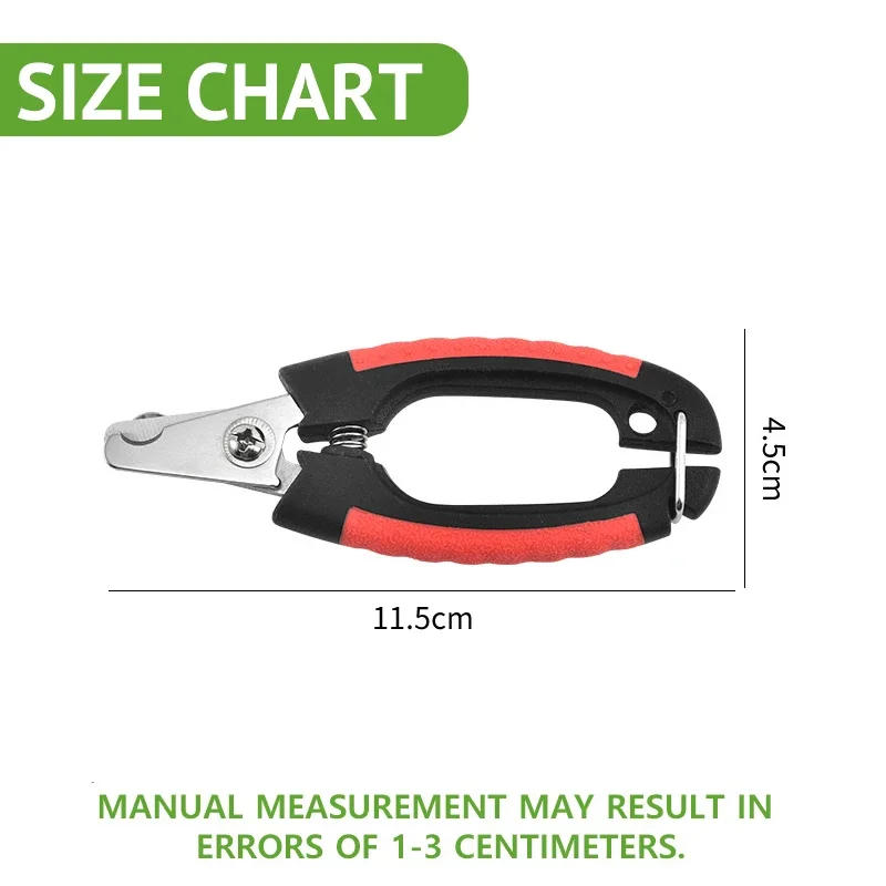 Description Picture 3 of itemNew Professional Pet Dog Nail Clipper Cutter Stainless Steel Grooming Scissors Clippers for Animals Dogs Cats Rabbit