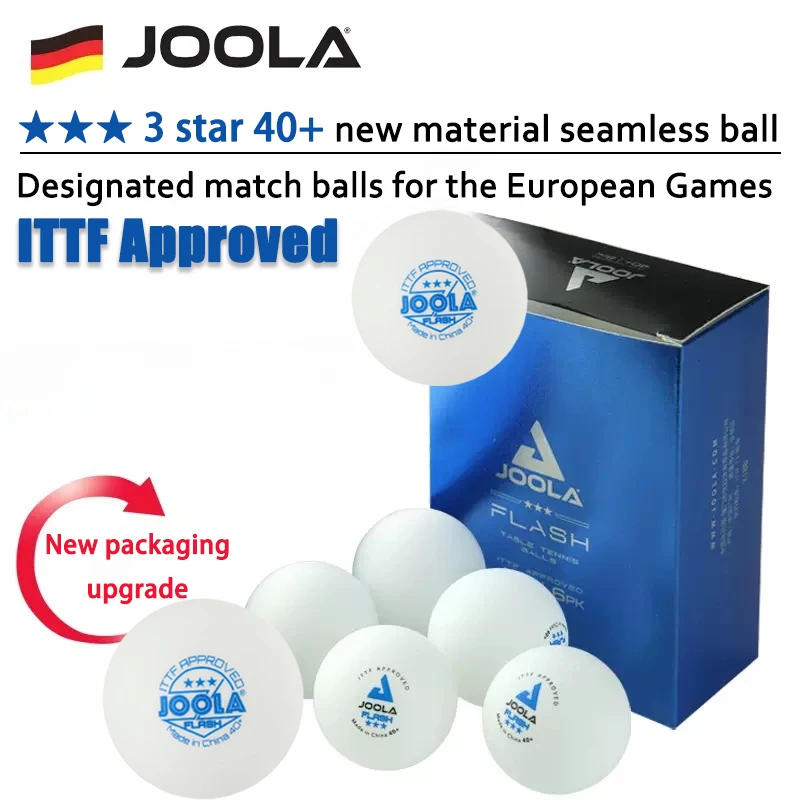 Description Picture 4 of itemOriginal JOOLA Ping Pong Balls 3 Star ABS New Material 40+ Table Tennis Balls Professional Match Ball without Seam ITTF Approved