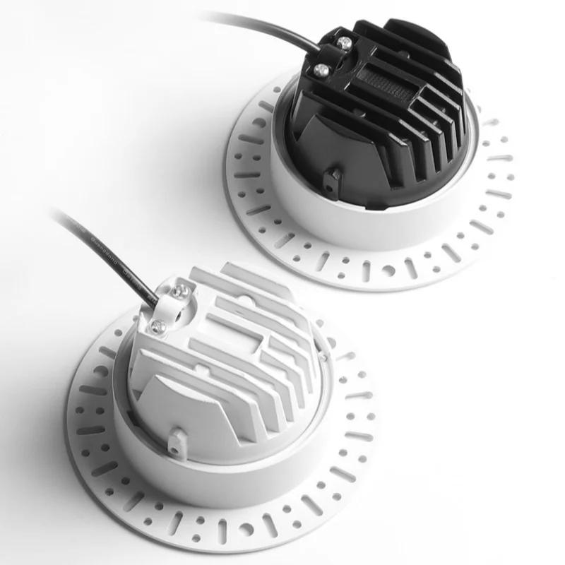 Description Picture 4 of itemMinimalist modern frameless spotlights embedded LED downlights Embedded ceiling lights in bedroom living room