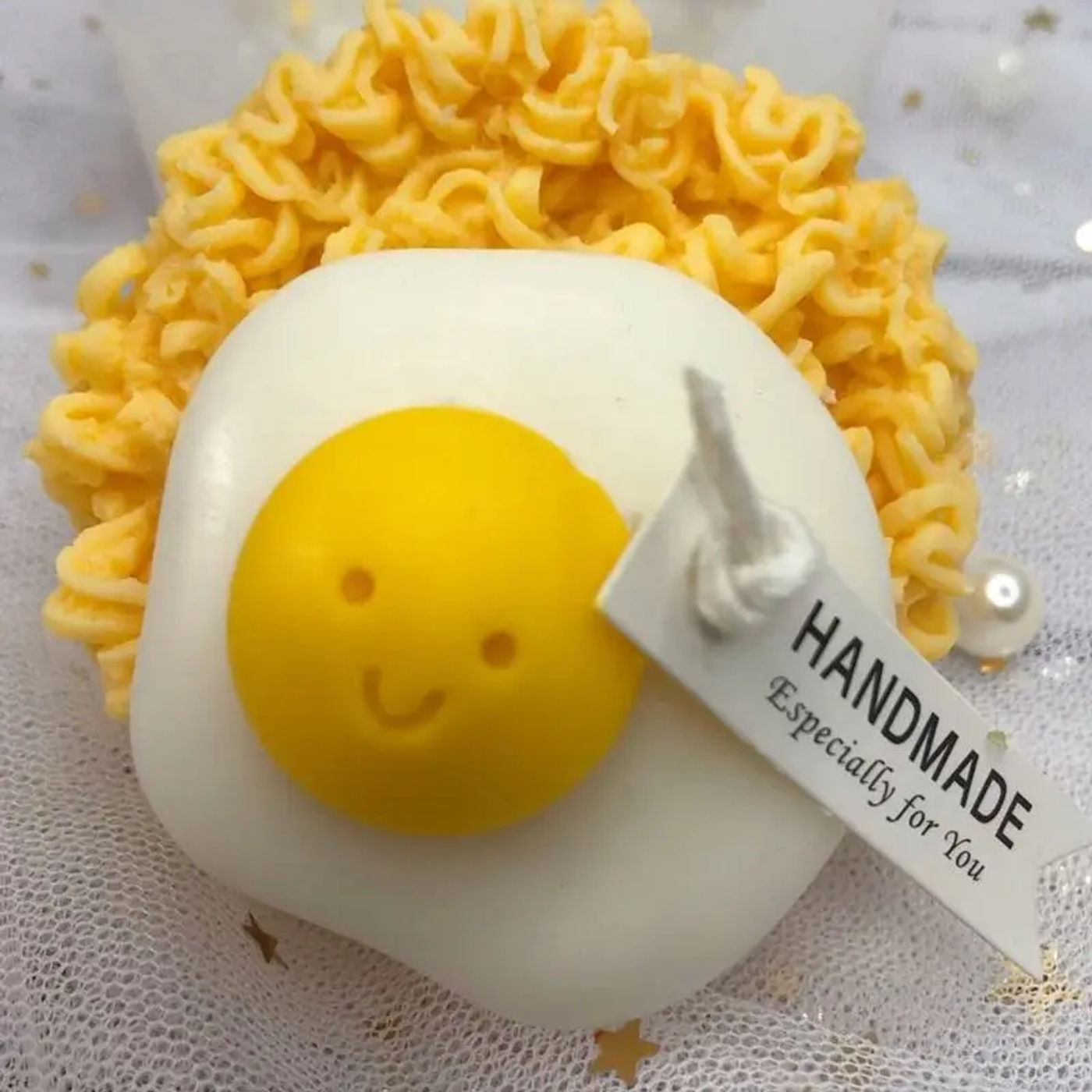 Description Picture 6 of itemNoodle Egg Candle Mold Simulated Food Silicone Aromatherapy Gypsum Form Soap Making Craft Chocolate Cake Baking Accessories