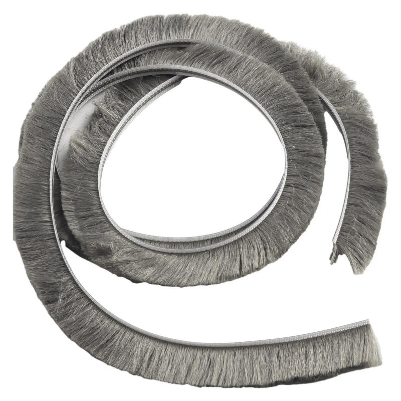 Description Picture 4 of item100CM Door Bottom Brushes Seal Strip Insectproof Soundproof Door Bottom Seal Strips Door Sweeps Seals Soft Brush Hardware