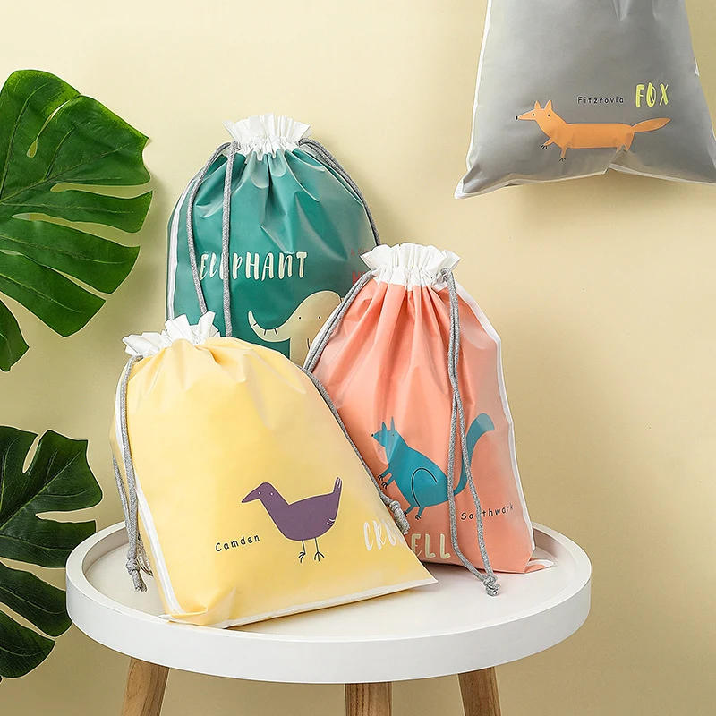 Description Picture 5 of itemPlastic Storage Bag Drawstring Bag Waterproof Storage Bag Travel Storage Bag Wet Clothes Swimsuit Storage Bag 36*45cm