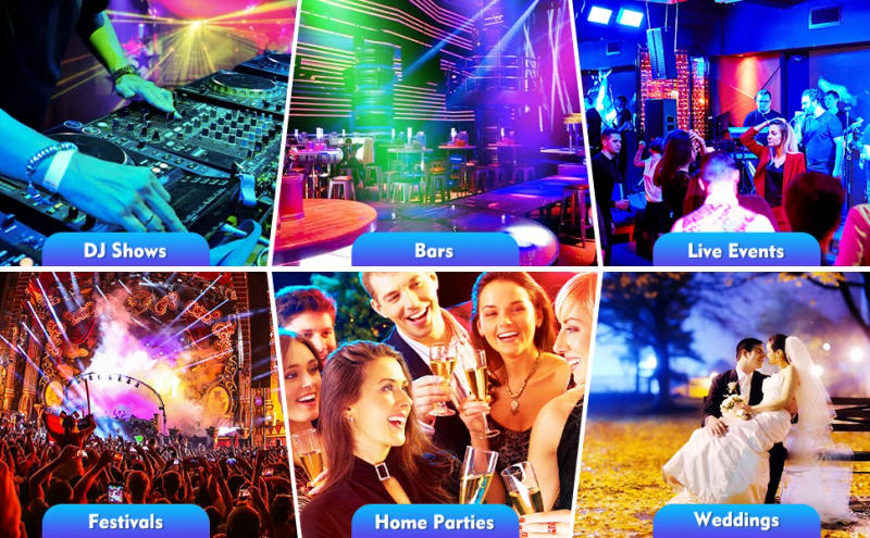 Description Picture 4 of item24 LEDs Rainbow Wall Washer Light Stage Effect Beam Projector DMX Color Mixing Light RGBW Building Exterior Dyed Light Bar Club