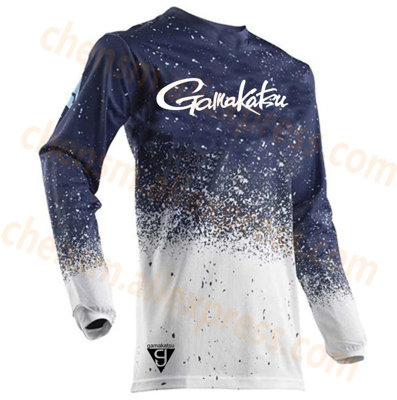 Description Picture 6 of itemNew  2024  Fishing Clothing Long Sleeve Camping Hiking Cycling T Shirt Anti UV Fishing Clothes Quick Drying Jerseys