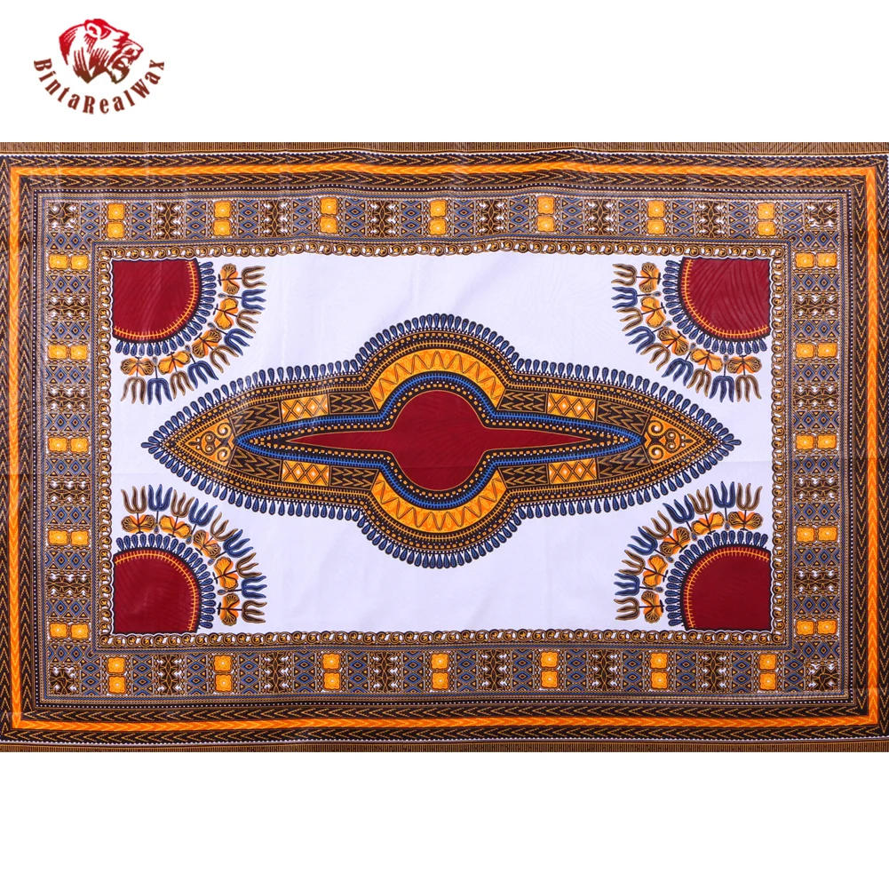 Description Picture 6 of itemBintaRealWax African Print Wax Fabric Positioning Pattern Cotton Material Retro Style Fabrics for Sewing Dresses 24FJ2003