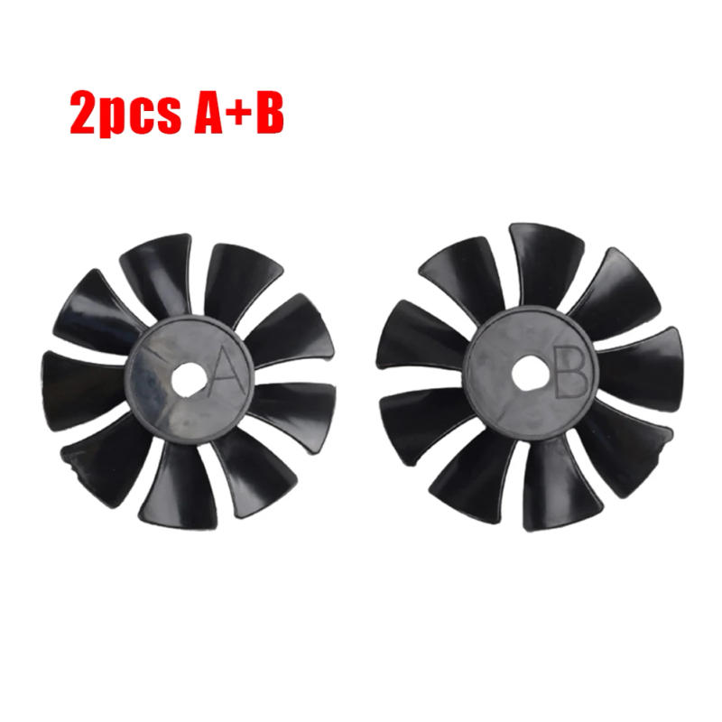 Description Picture 3 of item2 Pcs Air Compressor Black Fan Blade Oil-free Air Pump Motor 550W 750W Cooling Fan Plastic Fans 13mm Shaft Hole 115mm Diameter