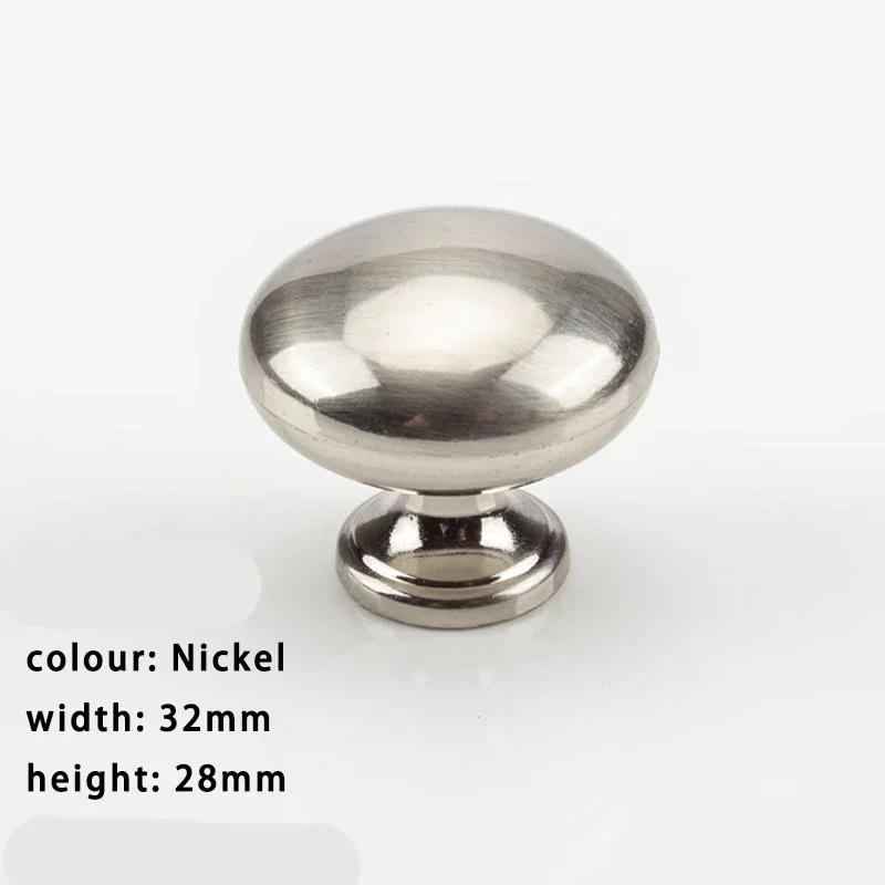 Description Picture 6 of item10pcs/set Round Cabinet Knobs Stainless Steel Drawer Knobs Kitchen Cupboard Pull Handles Furniture Hardware Accessory