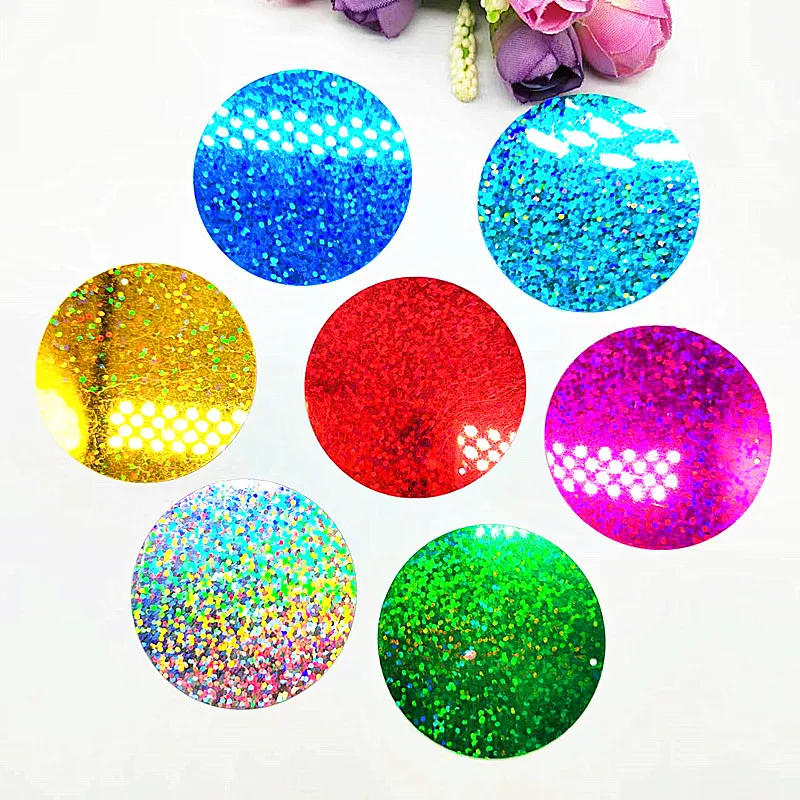 Description Picture 3 of itemLarge Sequins 40mm 50mm Big Sequin Laser Pailetters Lentejuelas Sequence Material for Sewing Craft DIY Accessories for Garment