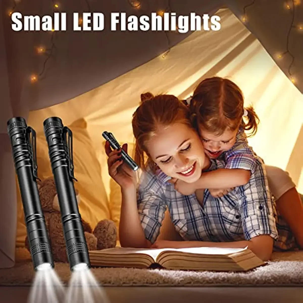 Description Picture 6 of item1/10/20 PCS Mini UV Flashlight Penlight UV Light White Light Portable Pen Lights Pocket Sized Torch Emergency Light Super Bright