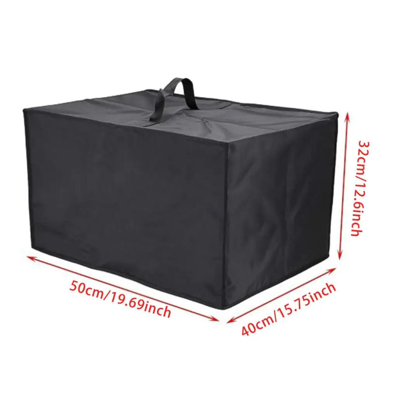 Description Picture 5 of itemMicrowave Cover Cloth Black Polyester Oven Waterproof Dust Cover with Handle Grease Proofing Kitchen Gadgets Protector