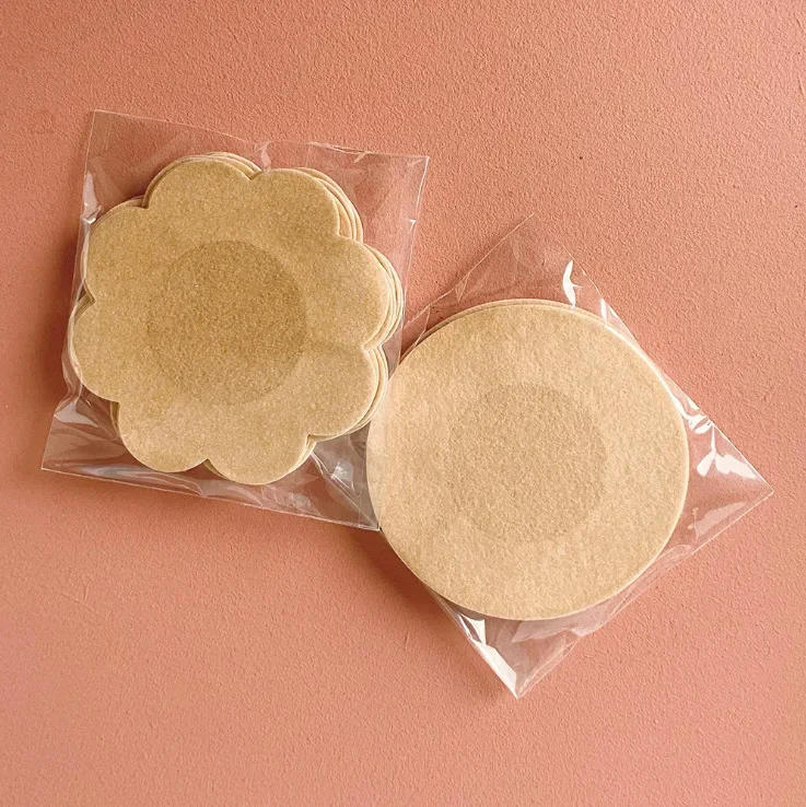 Description Picture 5 of item10-50pcs Women Nipple Pasties Cloth Nipple Cover Teat Hide  Piece Breast Petals Invisible Bra Padding Chest Sticker Patch Covers