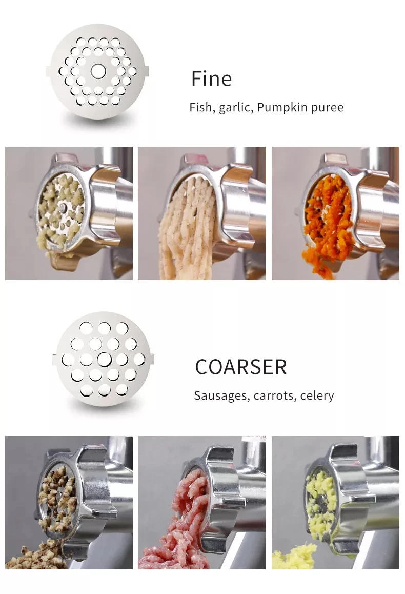 Description Picture 4 of itemMeat Grinder Kitchen Heavy Duty Stainless Steel Electric Professional/Chicken Slicer High Efficiency Home Kitchen