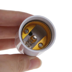 67JE G24 to E27 Socket Base Screw LED Lamp Halogen Light Bulb Adapter Converter