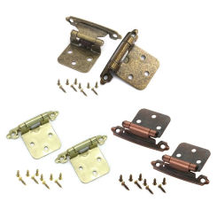 10Pcs Self Closing Hinges Inset Hinge for Kitchen/Bathroom/Furniture Cabinets