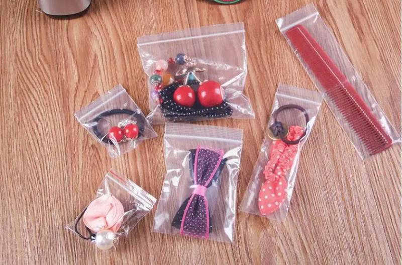 Description Picture 3 of item100 Pcs Zip Poly Bags, Plastic Zipper Bags, Clear Reclosable Zip Bag, Resealable Ziplock Bags, Sealing Storage Poly Packing Bags