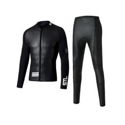 Full Zip Long Sleeve Wetsuit Jacket Watersports Dive Surfing Top