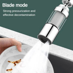 1pc Dual Function Anti-splash Bubbler Kitchen Faucet Aerator 360 Degree Swivel Tap Water Diffuser Bathroom Water Filter Nozzle M