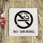 Silver No Smoking