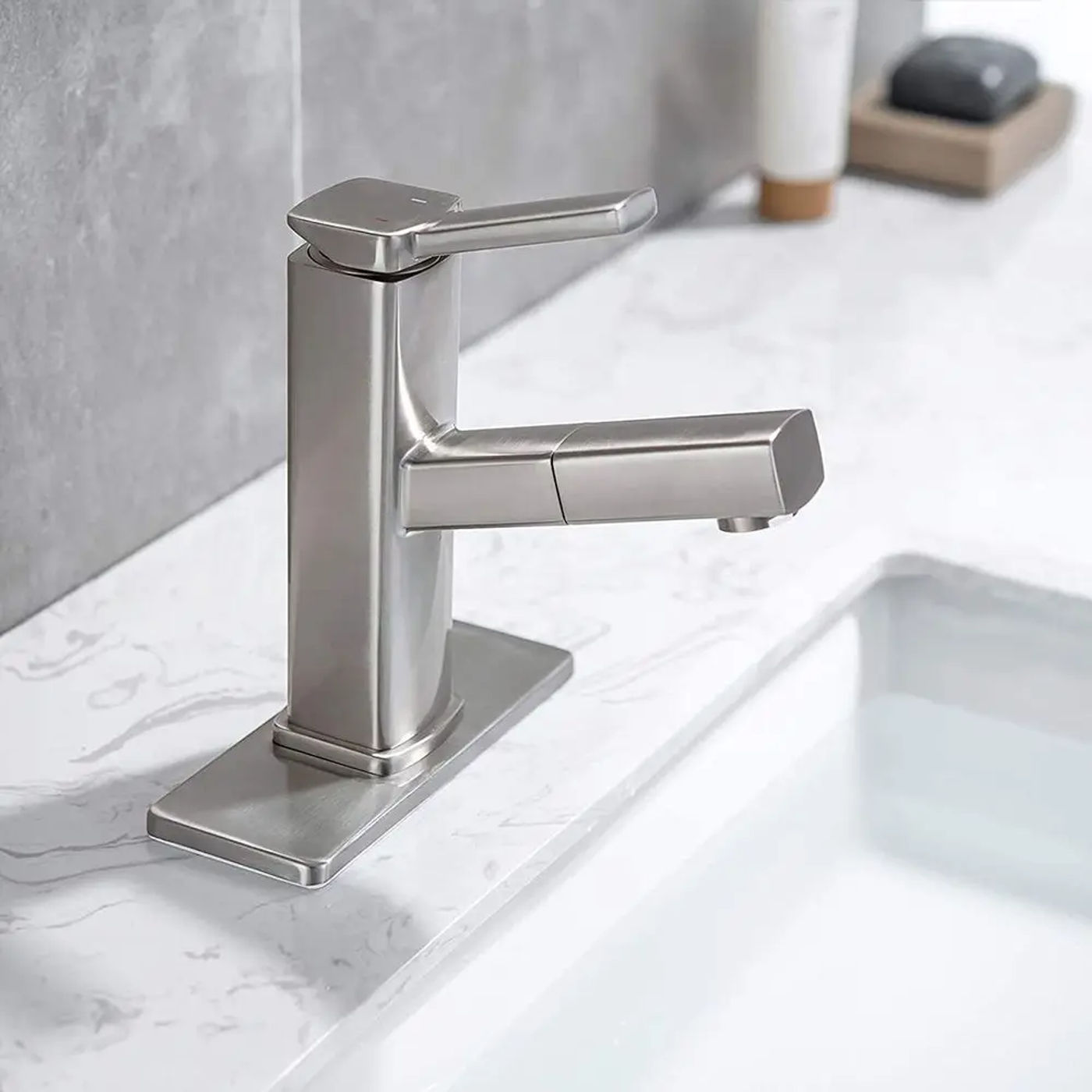 Description Picture 5 of item1PC Faucet Plate Hole Tap Cover Deck Plate Stainless Steel Bathroom Kitchen Sink For Most Single Hole Faucet