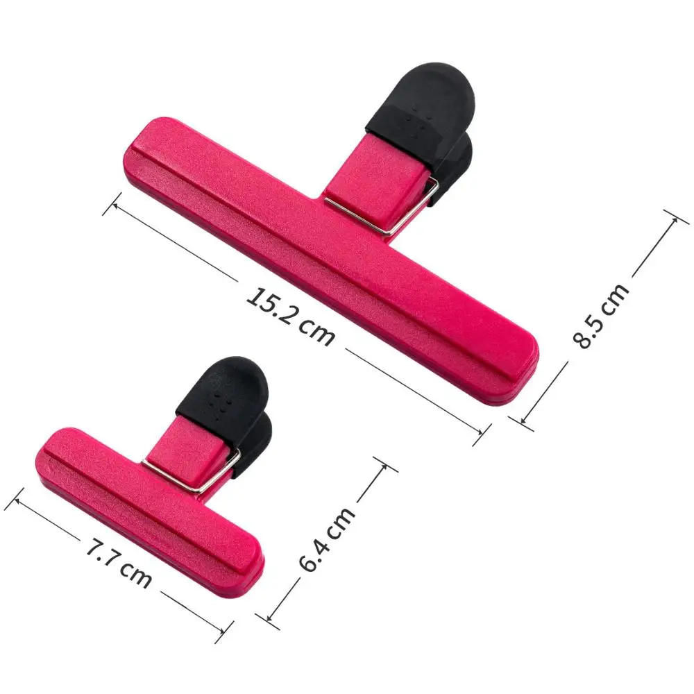 Description Picture 5 of itemPortable Bag Clips Kitchen Storage Food Snack Seal Sealing Bag Clips Sealer Clamp Plastic Tool Kitchen Organization Accessories