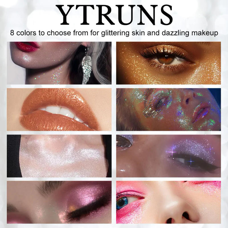 Description Picture 4 of itemStar glitter spray, mixing color system, body makeup highlighter, 3D glitter fine powder, suitable for performances and banquets