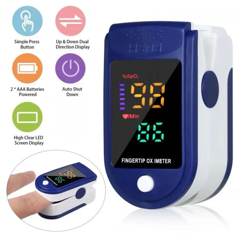 Description Picture 3 of itemBP Medical Sphygmomanometer Pulse Blood Pressure Monitor Upper Arm Automatic Tonometer Forehead Thermometer Temperature Meter