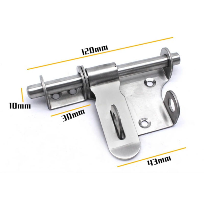 Description Picture 3 of itemDoor Lock Stainless Steel Door Bolt Latch For Home Hardware Gate Safety Door Bolt Window Catch Sliding Lock Hardware