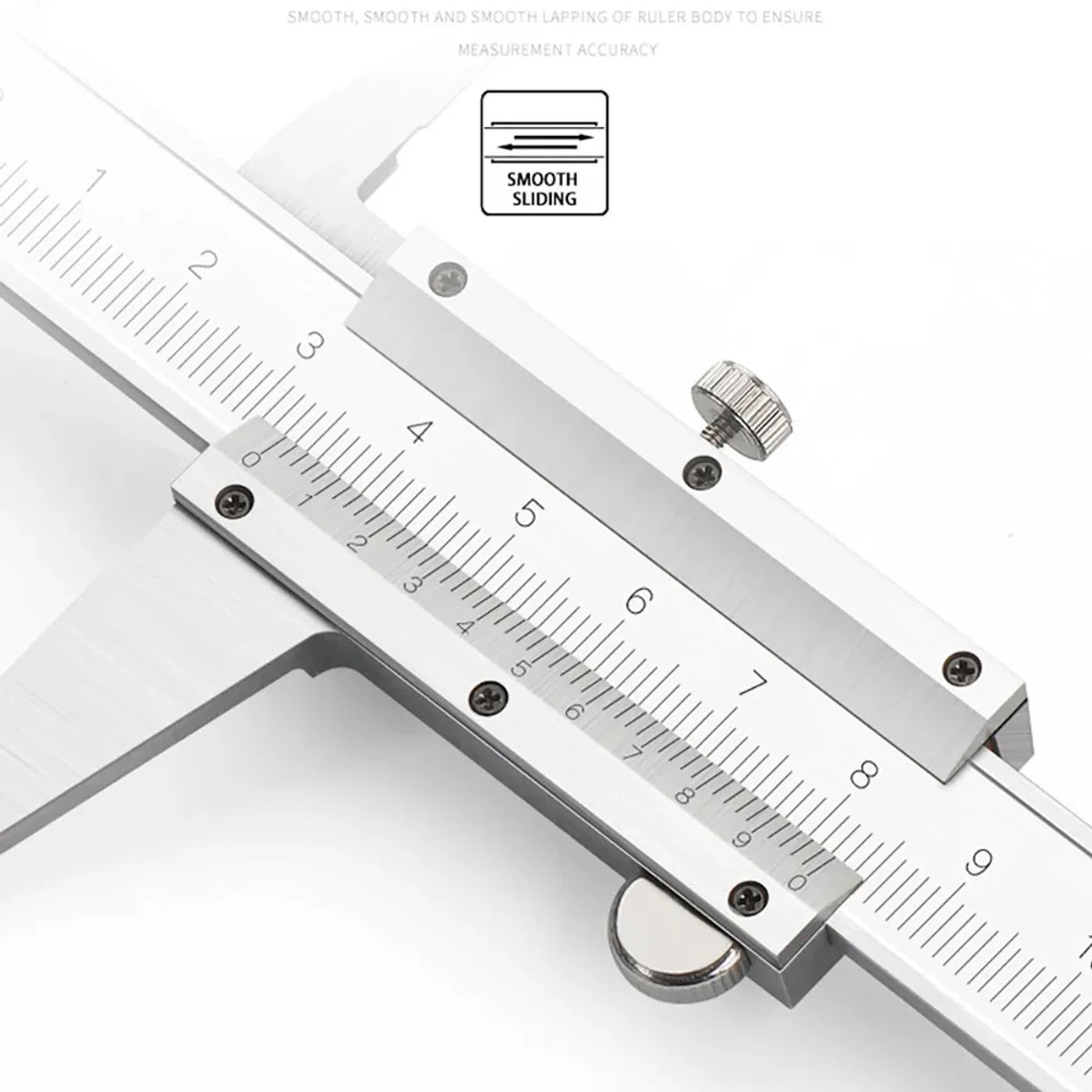Description Picture 4 of item150mm 0-6" Stainless Steel needle Parallel Marking Gauging Ruler Measuring Instrument Tool Marking Vernier Caliper