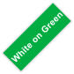 white on green