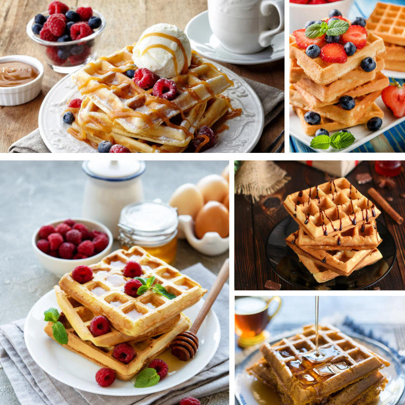 Description Picture 5 of itemElectric Waffle Maker 750W Cooking Kitchen Appliances Breakfast Waffles Machine Non-stick Iron Pan Sonifer
