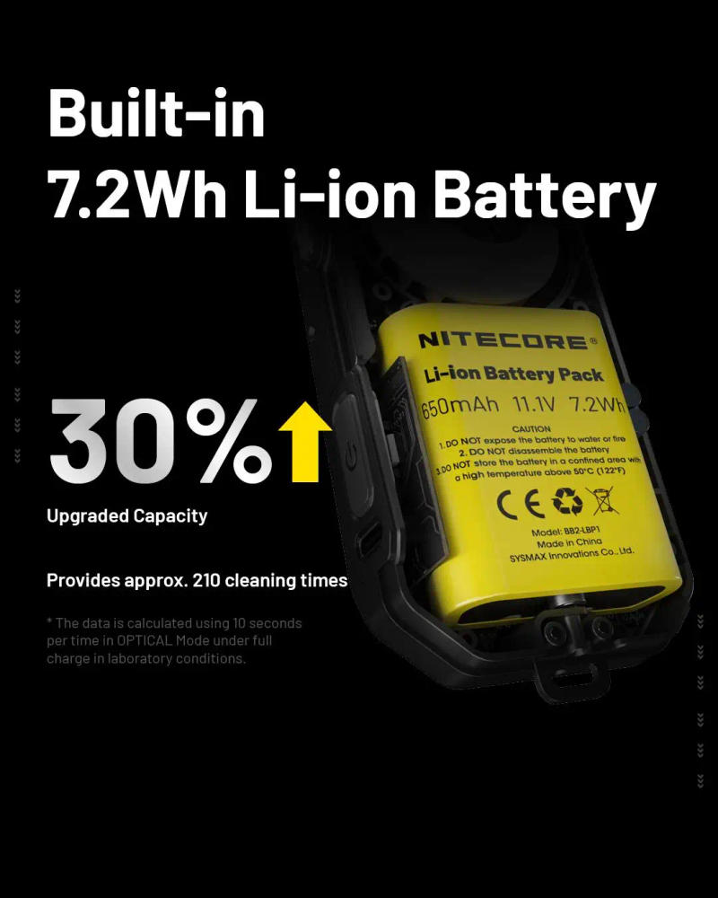 Description Picture 6 of itemNitecore BB2 Electric Air Blowing Multi Functional Photography Electric Air Blower Kit For Camera Lens Cleaning Dust