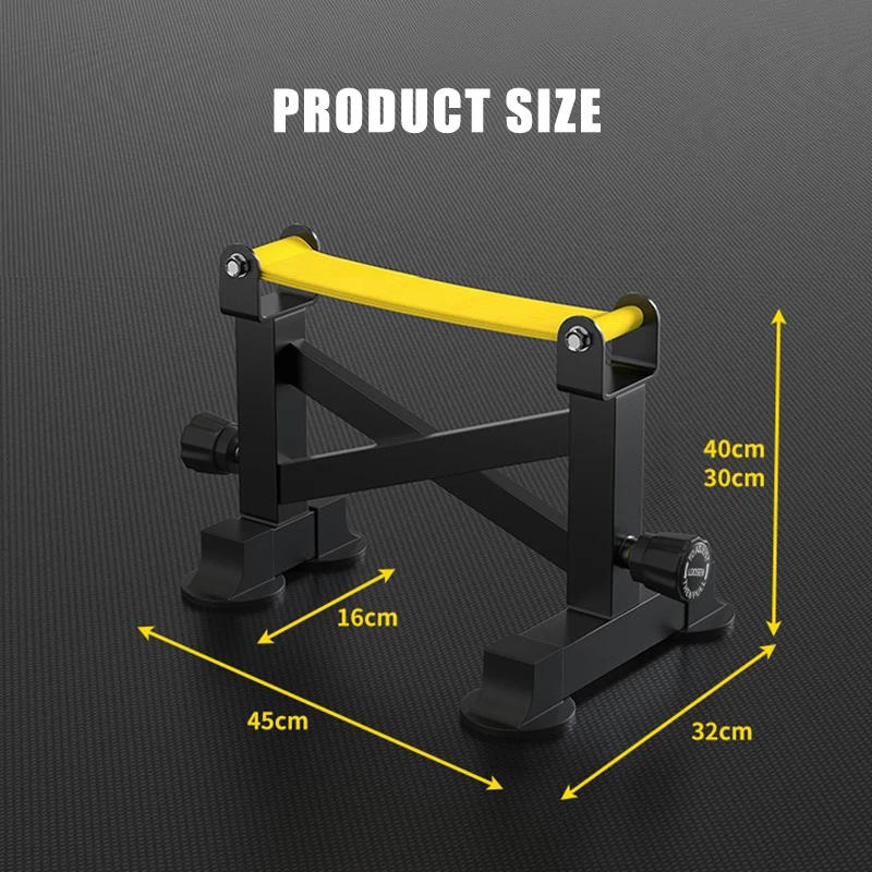 Description Picture 6 of itemWeightlifting Plates Rack Adjustable Deadlift Buffer Platform Deadlift Barbell Elevation Stand Deadlift Sling Racks for Home Gym