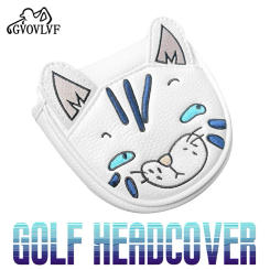 Putter Headcover Golf Club Head Covers Putter Cover Headcover Magnetic Club Protector Golf Accessories Cute Cat Gift for Golfers