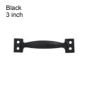 1Pc Barn Door Handle With Bow-Shaped Furniture Gate Handle for Sliding Barn Doors Garages Sheds Knobs Cupboard Hardware Pull