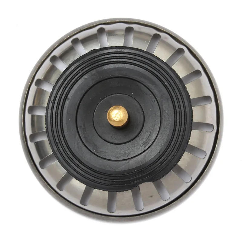 Description Picture 5 of item1Pcs Stainless Steel Replacement Strainer 79mm Kitchen Water Basin Sink Drainer Strainer Leach Basket Waste Plug Stopper Filter