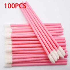 Disposable Lip Brush 100Pcs Eyelash Extension Makeup Brushes Lash Extension Mascara Applicator Lipstick Wands Cosmetic Tools