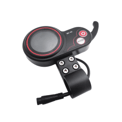 QS-S4 48V-60V Thumb Throttle LCD Display Meter for Zero 8 9 10 8X 10X Electric Scooter 6PIN Display Accessories