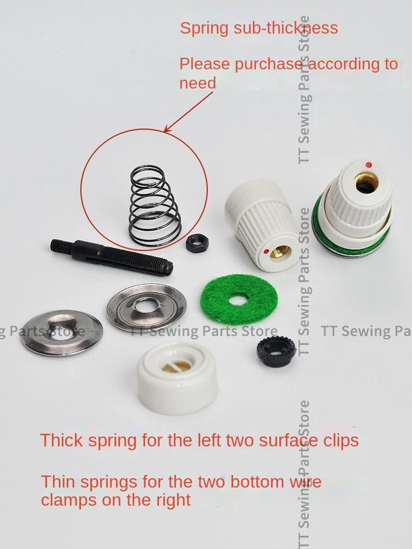 Description Picture 4 of item1PCS Thread Tension Yarn Trapper Fixed Wire Board Head Threads Plate Holder Accessories for Pegasus 747 700 800 900 Overlock Sew