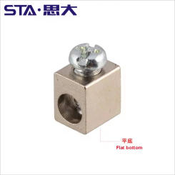 5x5x5 6x6x7 8x8x9 Column LED Lighting PCB Aluminum Substrate SMD PCB M2.5 Screw Square Copper Terminal Block Connector