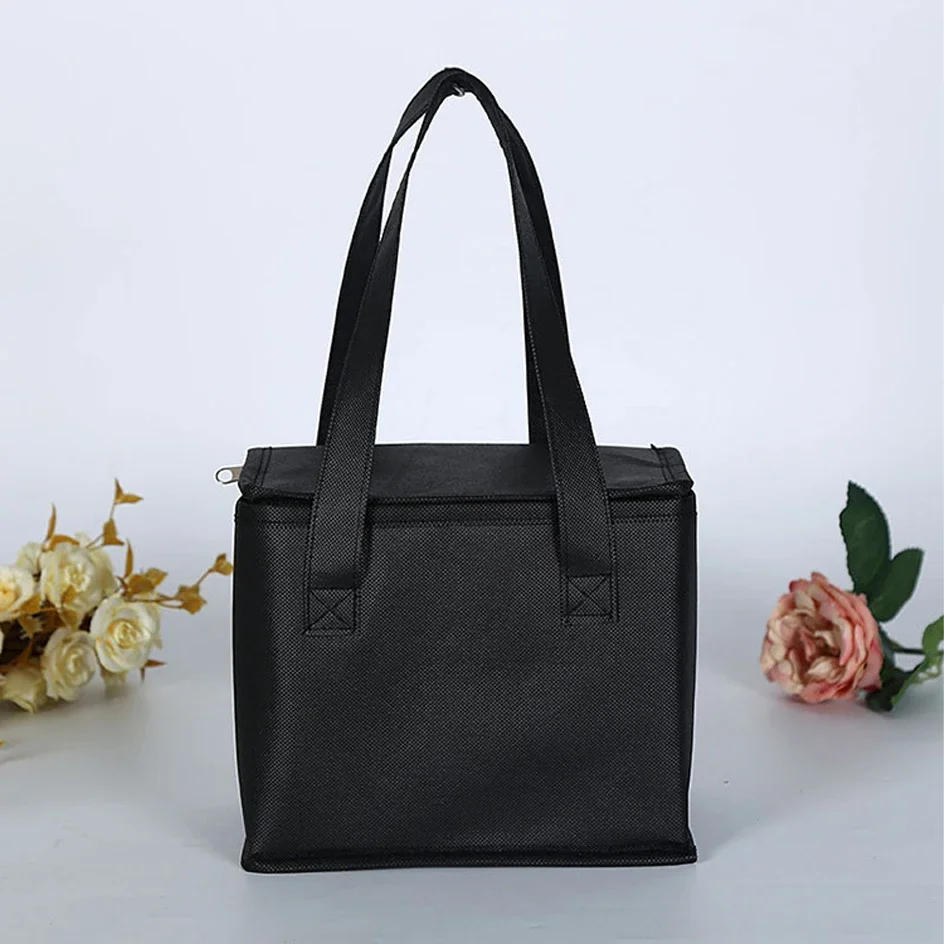 Description Picture 3 of itemPortable Lunch Cooler Bag Insulated Bags Beer Delivery Bag Folding Insulation Picnic Ice Pack Food Thermal Bag Drink Carrier