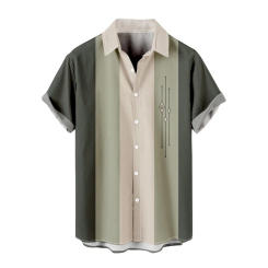 Men's Shirt Summer Casual Fashion Short Sleeved Shirt For Men Loose Breathable Hawaiian Shirt Man Casual Men's Clothing Top