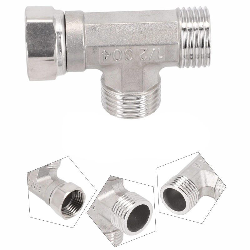 Description Picture 4 of itemT Adapter 3 Ways Valve/For Diverter Bath Toilet/Bidet Sprayer Shower Head/G1/2  Adapter Coupler Plumbing Fittings