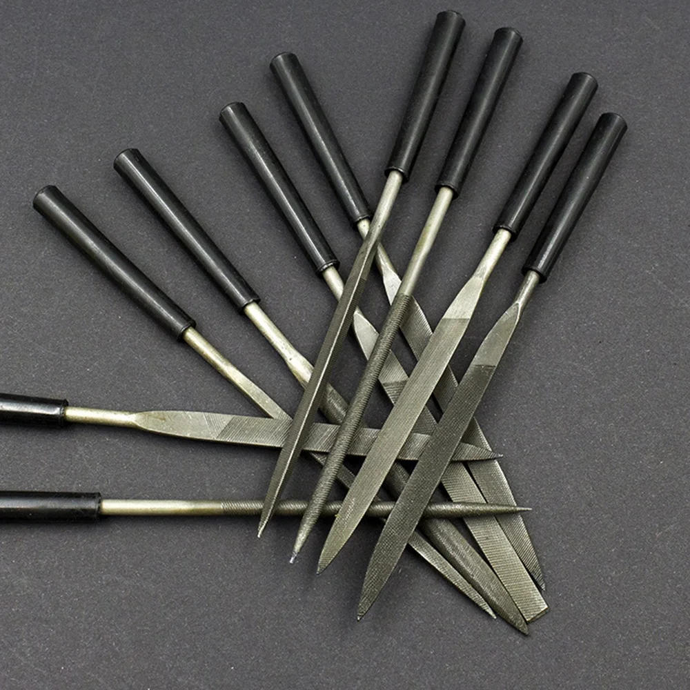 Description Picture 3 of itemSTONEGO Needle Files Set, 5PCS/10PCS, 3x140mm, for Jewelers, Diamond Carving, Metal, Glass and Stone Crafts, Hand Tool