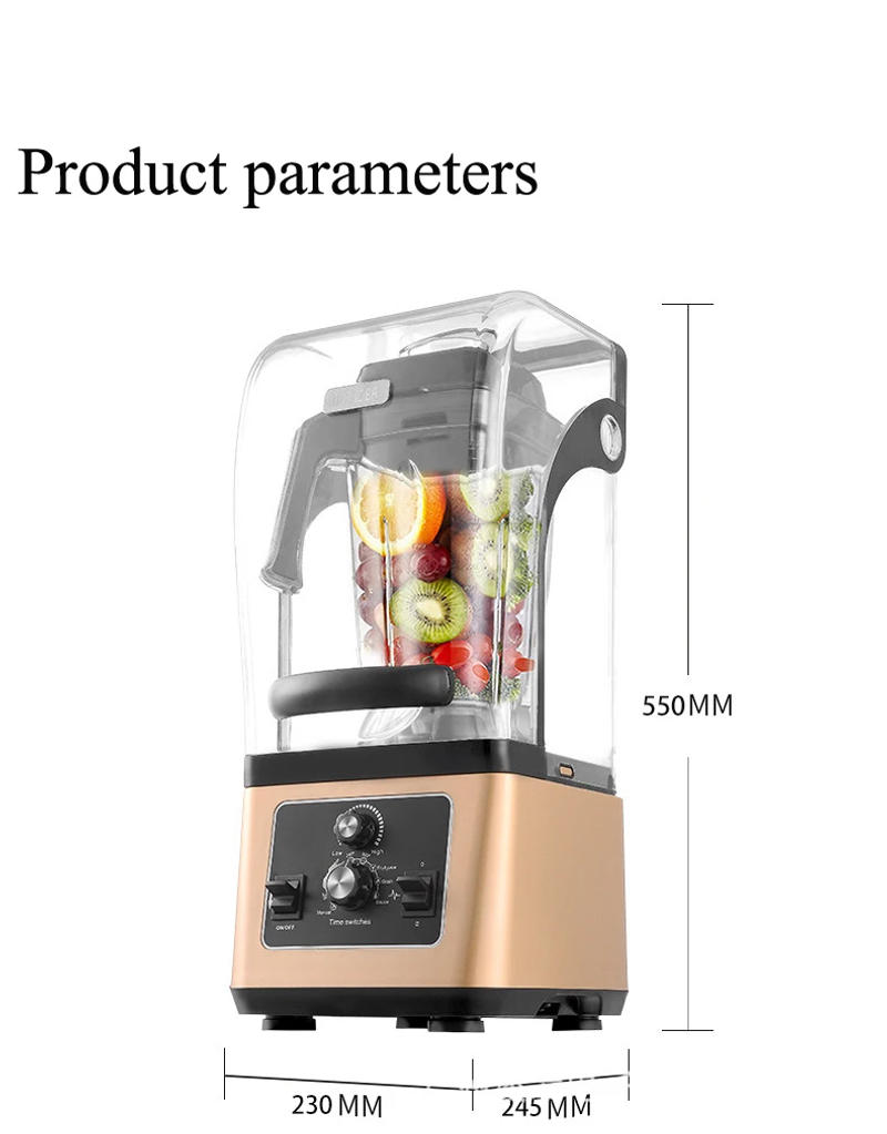 Description Picture 3 of itemHigh Quality Knife Set Large Capacity Commercial Silent Juicer Blender Mixer Ice Smoothies Bean Coffee Maker Kitchen Appliance