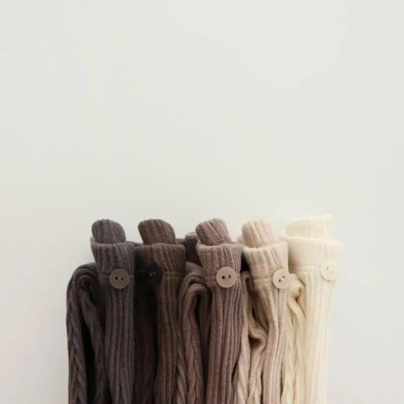 Description Picture 6 of itemSpring Autumn Ins Boy Girl Baby Ribbed Leggings Children Solid Tight Casual Pants Infant Fashion Cotton Trousers Toddler Clothes