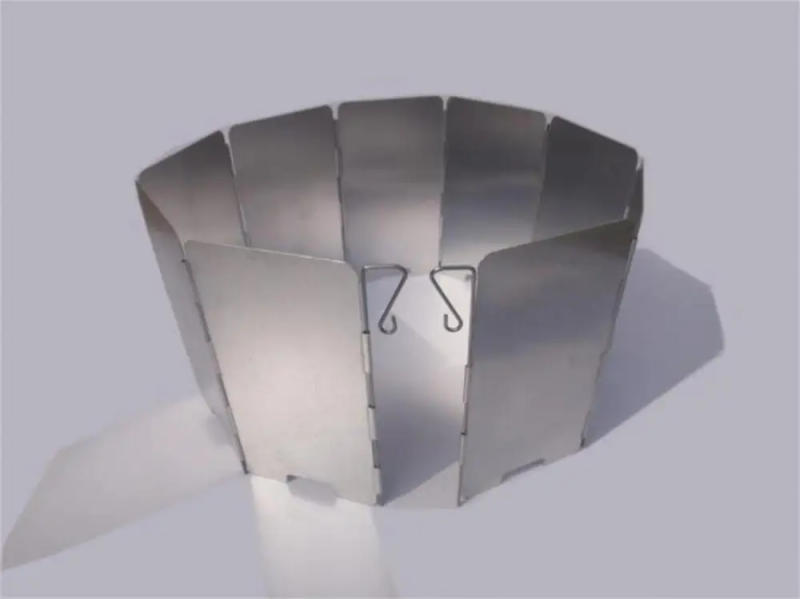 Description Picture 4 of itemCamping Stove Windscreen 9/10 Plates Folding Outdoor Stove Windscreen Lightweight Windshield Heat Shield Stove Camping Equipment