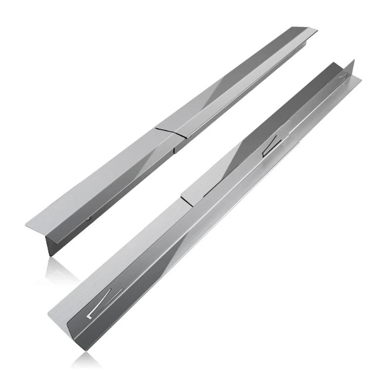 Description Picture 2 of itemStove Gaps Covers Stainless Steel Gaps Cover Cooktop Trim Stove Gaps Guards 13.8-27.5'' Adjustable Heat Resistant Gaps