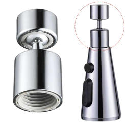 360 Degree Swivel Brass Faucet Aerator Water Bubbler Saving Tap For Bathroom Kitchen Bidet Faucet Filter Tap Connector Accessory
