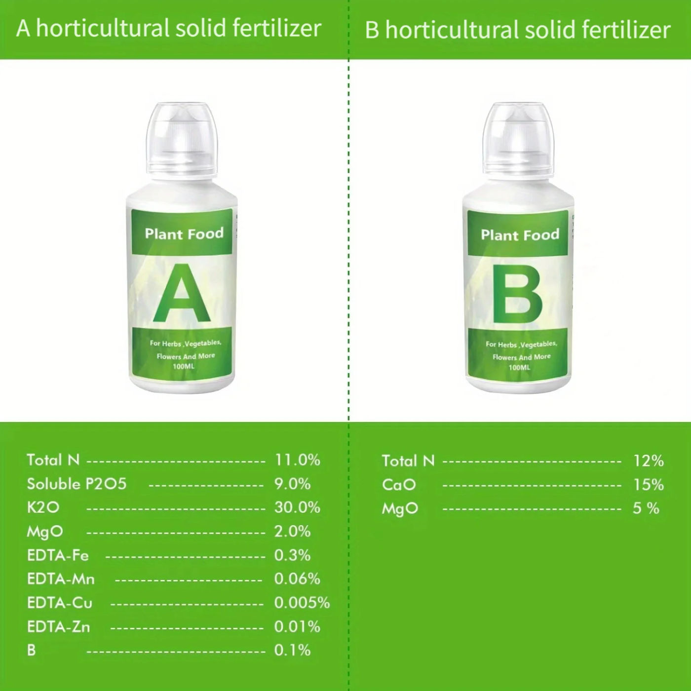 Description Picture 6 of itemSoilless cultivation Hydroponic nutrient solution planter Nutrient granule fertilizer AB solid granule water-soluble fertilizer