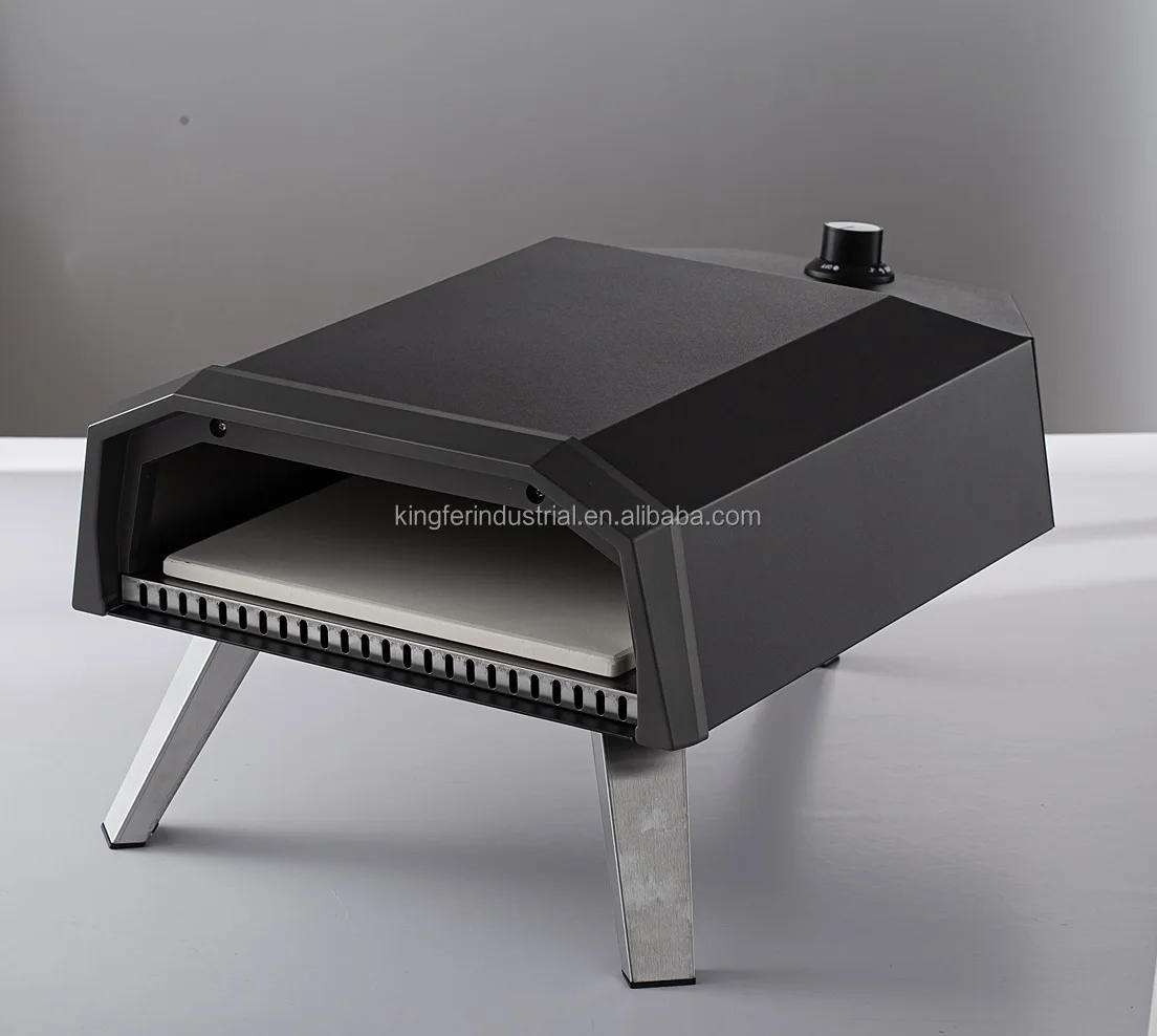 Description Picture 6 of item12-Inch Stainless Steel Gas Pizza Oven For Outdoor Parties Single Oven Free-Standing For Household RV Hotel Use